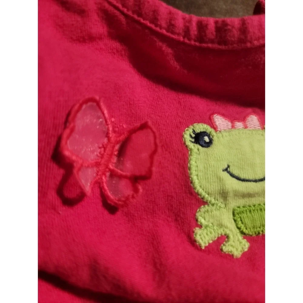 Crazy 8 pretty butterflies layette line frog‎ butterfly romper size 12 18 months